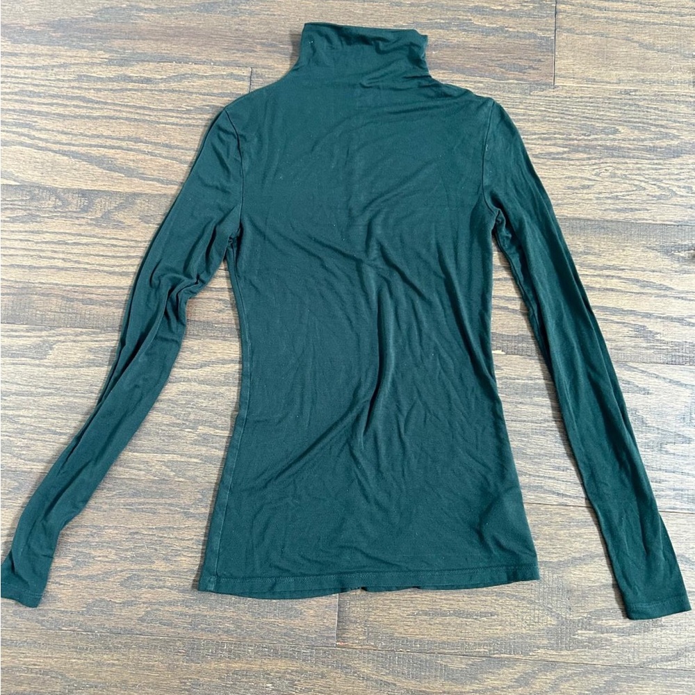 Aritzia Babaton Forest Green Long Sleeve Top XXS